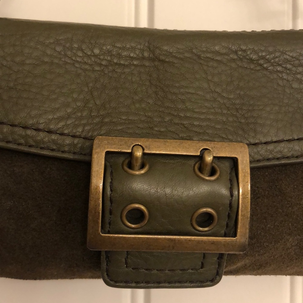 Banana Republic suede mini bag